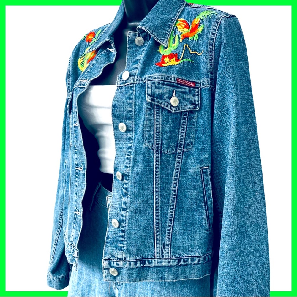 Lucky Brand Jeans Embroidered Jacket